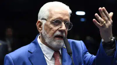 Plenário do Senado Federal durante sessão deliberativa ordinária. 

Na ordem do dia, PL 3/2023 que cria o protocolo 