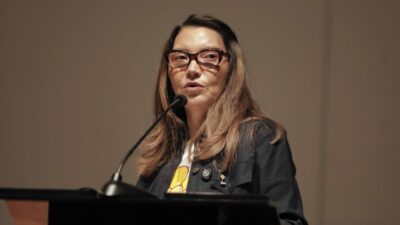 A priemira-dama Janja Lula da Silva Partricipa da abertura da Semana de Combate à Violência Sexual contra Crianças, no Tribunal de Contas da União.| Sérgio Lima/Poder360 - 19.mai.2025