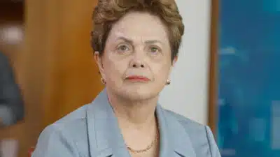 O presidente  da República  Luiz Inácio Lula da Silva ( PT) durante reunião com  Kristalina Georgieva, presidente do FMI, a ex-presidente da República e atual presidente  do Banco dos BRICS, Dilma Rousseff  e o ministro  da Fazenda  Fernando  Haddad, no Palácio do Planalto. | Sérgio Lima/Poder360 - 04.mar.2024