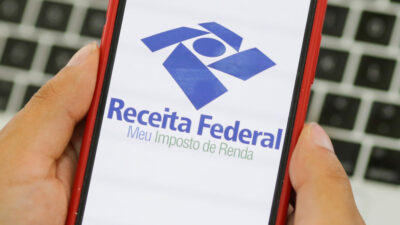 Aplicativo da Receita Federal em aparelhos de smartphones. | Sérgio Lima/Poder360 - 10.jun.2024