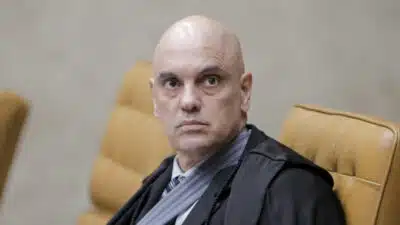 AlexandreDeMoares-Plenario-14maio2025, durante sessão do Supremo Tribunal Federal (STF). | Sérgio Lima/Poder360 14.mai.2025