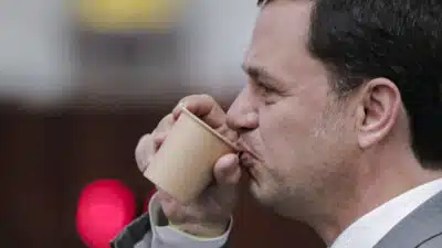 A 1ª Turma do STF (Supremo Tribunal Federal) no segundo dia dos depoimentos dos 8 réus do núcleo 1 da ação penal que investiga a tentativa de golpe de Estado em 2022. O 1º deles a ser ouvido é o ex-ajudante de ordens de Jair Bolsonaro (PL), o tenente-coronel Mauro Cid, que firmou um acordo de delação premiada com a PF (Polícia Federal), homologado pelo STF.  Ele é o 1º justamente por ser o réu delator. A ordem dos demais depoimentos respeitará a ordem alfabética. | Sérgio Lima/Poder360 - 10.jun.2025