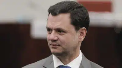 Depoimento do ex-ministro da Justiça, Anderson Torres - A 1ª Turma do STF (Supremo Tribunal Federal) no segundo dia dos depoimentos dos 8 réus do núcleo 1 da ação penal que investiga a tentativa de golpe de Estado em 2022. O 1º deles a ser ouvido é o ex-ajudante de ordens de Jair Bolsonaro (PL), o tenente-coronel Mauro Cid, que firmou um acordo de delação premiada com a PF (Polícia Federal), homologado pelo STF.  Ele é o 1º justamente por ser o réu delator. A ordem dos demais depoimentos respeitará a ordem alfabética. | Sérgio Lima/Poder360 - 10.jun.2025