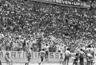 México, Guadalajara, 07/06/1970. O jogador Jairzinho, do Brasil comemora após marcar gol na partida contra a seleção da Inglaterra, válida pelas oitavas de final da Copa do Mundo no estádio Jalisco, em Guadalajara, no México. - Crédito:Estadão Conteúdo/ESTADÃO CONTEÚDO/AE/Código imagem:183061