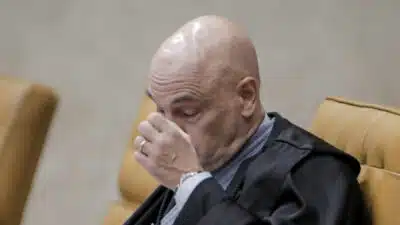 AlexandreDeMoares-Plenario-14maio2025, durante sessão do Supremo Tribunal Federal (STF). | Sérgio Lima/Poder360 14.mai.2025
