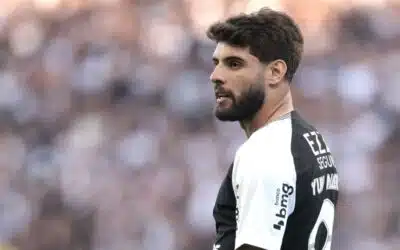 SP - BRASILEIRO A 2025, CORINTHIANS X SANTOS - ESPORTES - SP - SÃO PAULO - 18/05/2025 - BRASILEIRO A 2025, CORINTHIANS X SANTOS - Yuri Alberto jogador do Corinthians durante partida contra o Santos no estádio Arena Corinthians pelo campeonato Brasileiro A 2025. 18/05/2025 - Foto: MARCELLO ZAMBRANA/AGIF - AGÊNCIA DE FOTOGRAFIA/AGIF - AGÊNCIA DE FOTOGRAFIA/ESTADÃO CONTEÚDO