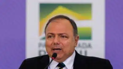 Presidente Jair Bolsonaro durante a apresentação do Planao nacional de Operacionalização da Vacina contra a Covid-19, no Palácio do Planalto. Sérgio Lima/Poder360 16.12.2020