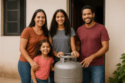Governo oferecerá entrega gratuita de 17 milhões de botijões de gás para famílias Governo oferecerá entrega gratuita de 17 milhões de botijões de gás para famílias