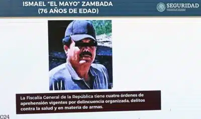 A picture of Sinaloa cartel co-founder, Mexican drug trafficker Ismael 