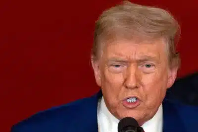 US President Donald Trump addresses the nation from the White House in Washington, DC on June 21, 2025, following the announcement that the US bombed nuclear sites in Iran. President Donald Trump said June 21, 2025 the US military has carried out a 