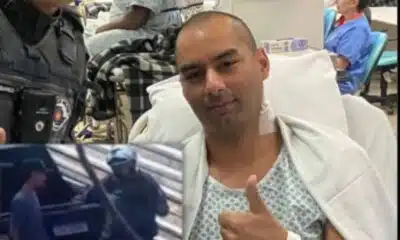 Cabo Santana, ferido no pescoço em Paraisópolis, poderá ser ascendido a 3º sargento em decorrência de um feito heroico Cabo Santana, ferido no pescoço em Paraisópolis, poderá ser ascendido a 3º sargento em decorrência de um feito heroico