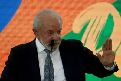 DF - EUA/TRUMP/TARIFAS/BRASIL/LULA - POLÍTICA - O presidente da República, Luiz Inácio Lula da Silva, durante a 5ª Reunião Plenária do Conselho de Desenvolvimento   Econômico Social Sustentável (CDESS), o Conselhão, no Palácio Itamaraty, em Brasília, nesta terça-feira, 5. Lula   afirmou  que o Brasil merece respeito e criticou a postura do presidente dos Estados Unidos, Donald Trump, ao   anunciar novas taxações contra o País. 
