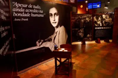 Replica do local onde Anne Frank se refugiou será apresentada no centro de SP