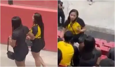 Mulher descobre traição em estádio durante jogo do Sport e sai com amante; vídeo viraliza Mulher descobre traição em estádio durante jogo do Sport e sai com amante; vídeo viraliza
