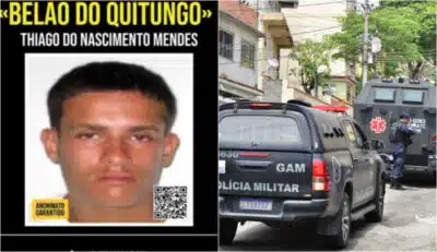 Belão da Quitungo, apontado como braço direito de líder do CV, é preso