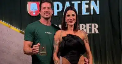 Silvia Dunker e Thiago Dunker prestigiam a 40ª Oktoberfest em Blumenau Silvia Dunker e Thiago Dunker prestigiam a 40ª Oktoberfest em Blumenau