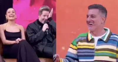 Huck surpreende Murilo Benício ao afirmar que ele é amante de Grazi Massafera Huck surpreende Murilo Benício ao afirmar que ele é amante de Grazi Massafera