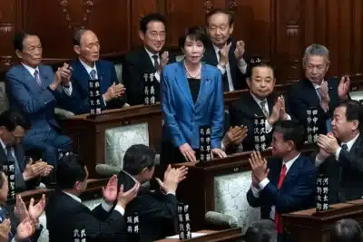 Japão faz história ao eleger Sanae Takaichi como a 1ª mulher primeira-ministra do país Japão faz história ao eleger Sanae Takaichi como a 1ª mulher primeira-ministra do país