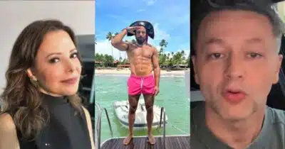 Sandy reúne ex-marido Lucas Lima e atual namorado Pedro Andrade em momento familiar Sandy reúne ex-marido Lucas Lima e atual namorado Pedro Andrade em momento familiar