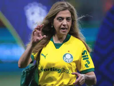 ‘Leila Pereira elogia postura do Palmeiras após polêmicas em Flamengo x Palmeiras’ ‘Leila Pereira elogia postura do Palmeiras após polêmicas em Flamengo x Palmeiras’