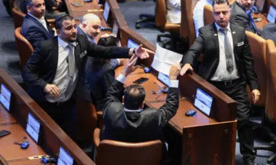 Deputados protestam durante discurso de Trump: ‘Reconheçam a Palestina’