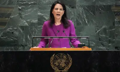 Annalena Baerbock cobra cessar-fogo total e ajuda urgente em Gaza Annalena Baerbock cobra cessar-fogo total e ajuda urgente em Gaza
