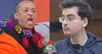 Walério expõe escândalo do SBT e arma barraco com Dudu Camargo em A Fazenda 17: “Cagou o camarim” Walério expõe escândalo do SBT e arma barraco com Dudu Camargo em A Fazenda 17: “Cagou o camarim”