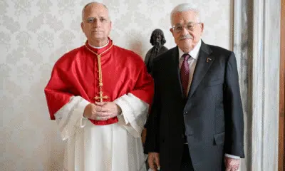 Papa Francisco e Mahmoud Abbas buscam solução de dois Estados no Vaticano
