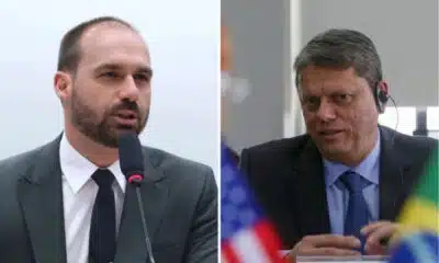 Bolsonaro evita comentar candidatura de Tarcísio à presidência em 2026