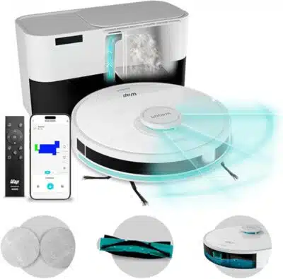 Robô Aspirador W4000: Tecnologia Inovadora para um Lar Limpo e Sem Esforço!