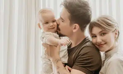 Viúvo de Isabel Veloso emociona ao prometer futuro para filho de 1 ano após morte