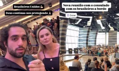 Brasileiros em Pânico no Navio MSC Euríbia em Dubai Após Ataques EUA-Israel